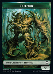 Treefolk // Spider Double-sided Token [Streets of New Capenna Commander Tokens] | Tabernacle Games
