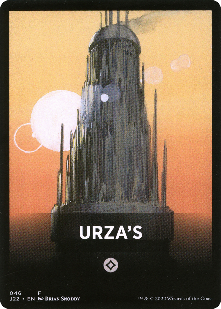 Urza's Theme Card [Jumpstart 2022 Front Cards] | Tabernacle Games