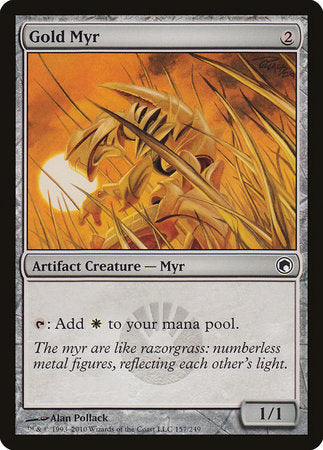 Gold Myr [Scars of Mirrodin] | Tabernacle Games