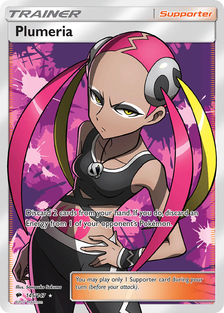 Plumeria (145/147) [Sun & Moon: Burning Shadows] | Tabernacle Games