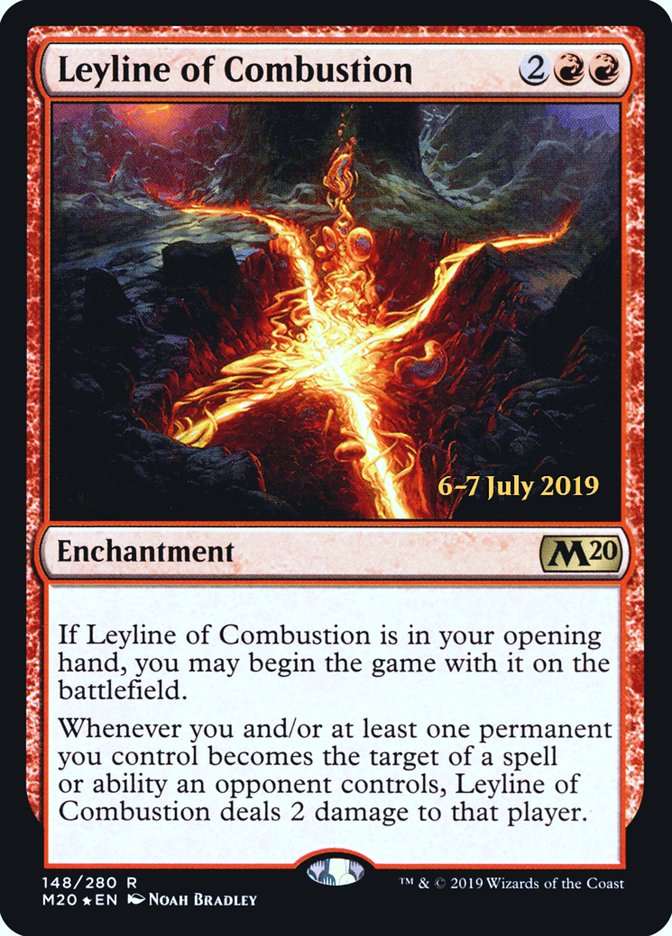 Leyline of Combustion  [Core Set 2020 Prerelease Promos] | Tabernacle Games