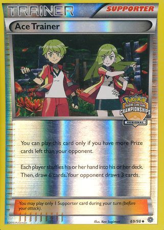 Ace Trainer (69/98) (Regional Championship Promo) [XY: Ancient Origins] | Tabernacle Games