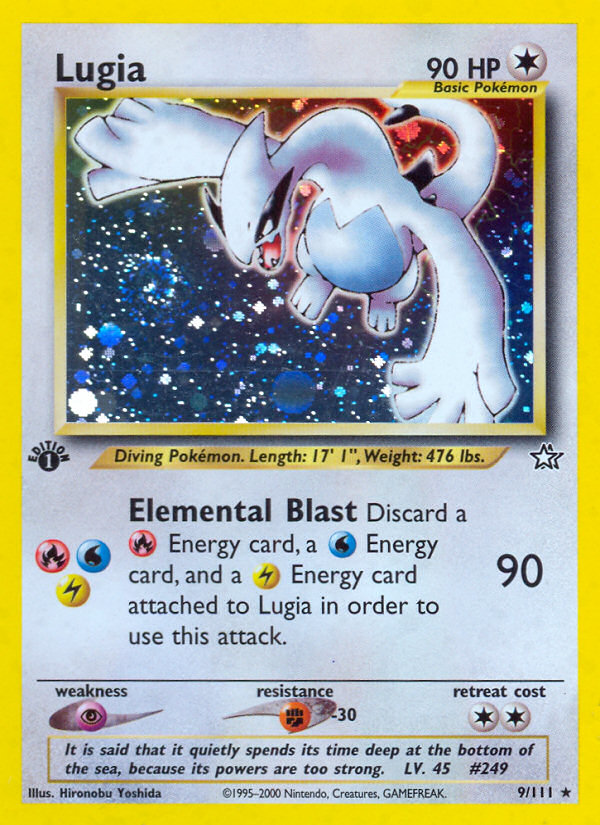 Lugia (9/111) [Neo Genesis 1st Edition] | Tabernacle Games