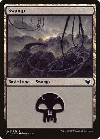 Swamp (331) [Commander 2015] | Tabernacle Games