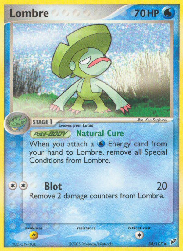 Lombre (34/107) [EX: Deoxys] | Tabernacle Games