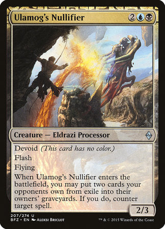 Ulamog's Nullifier [Battle for Zendikar] | Tabernacle Games
