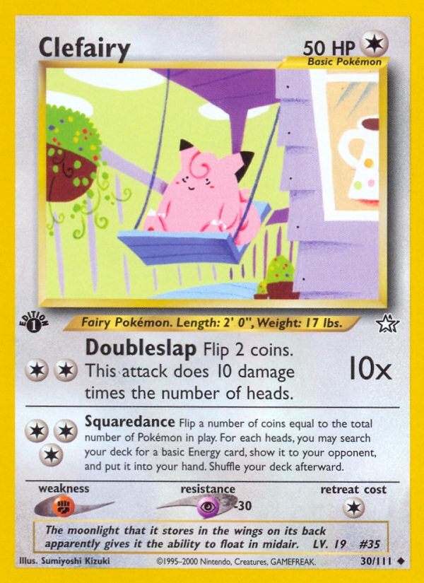 Clefairy (30/111) [Neo Genesis 1st Edition] | Tabernacle Games