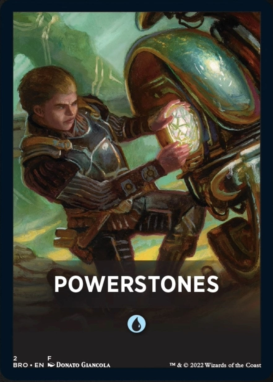 Powerstones Theme Card [The Brothers' War Tokens] | Tabernacle Games