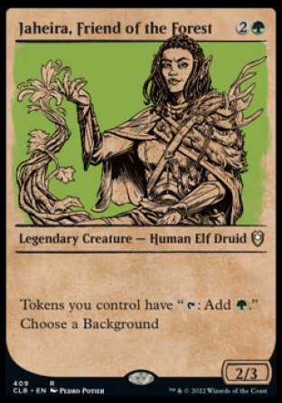 Jaheira, Friend of the Forest (Showcase) [Commander Legends: Battle for Baldur's Gate] | Tabernacle Games