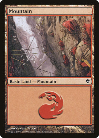 Mountain (245a) [Zendikar] | Tabernacle Games