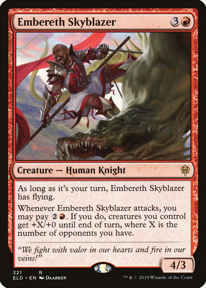 Embereth Skyblazer [Throne of Eldraine] | Tabernacle Games