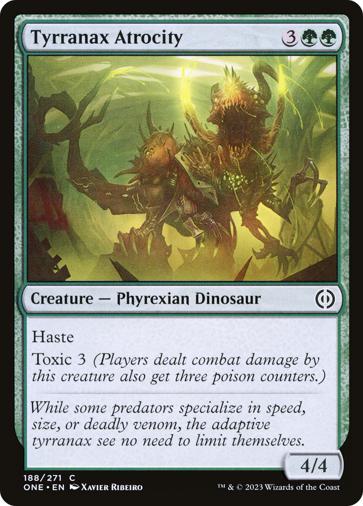 Tyrranax Atrocity [Phyrexia: All Will Be One] | Tabernacle Games