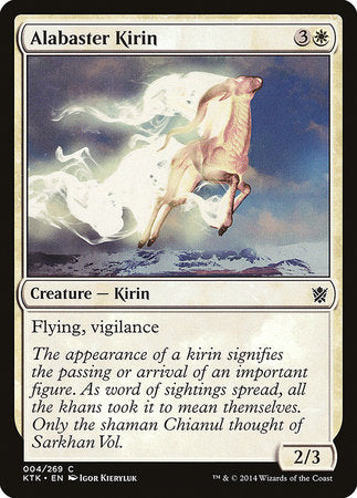 Alabaster Kirin [Khans of Tarkir] | Tabernacle Games