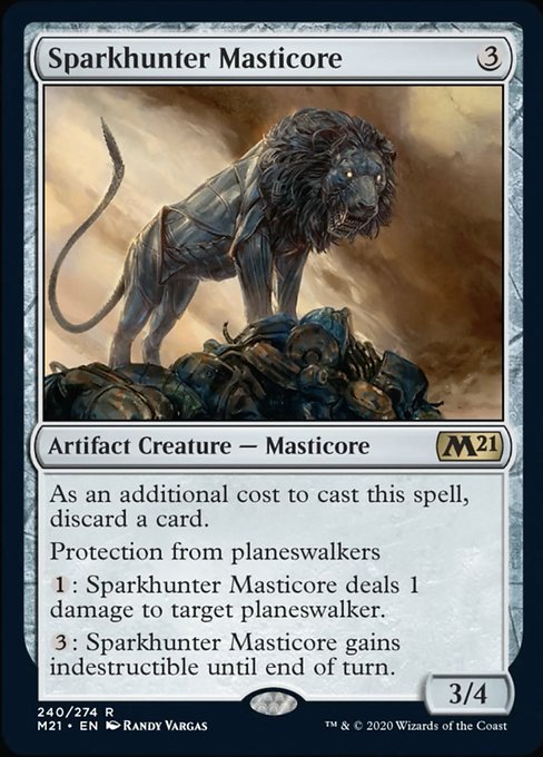 Sparkhunter Masticore [Core Set 2021] | Tabernacle Games