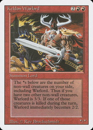 Keldon Warlord [Revised Edition] | Tabernacle Games