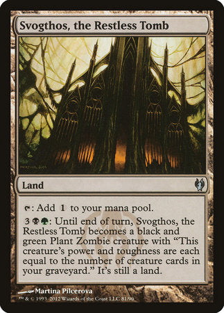 Svogthos, the Restless Tomb [Duel Decks: Izzet vs. Golgari] | Tabernacle Games