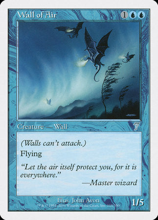 Wall of Air [Seventh Edition] | Tabernacle Games