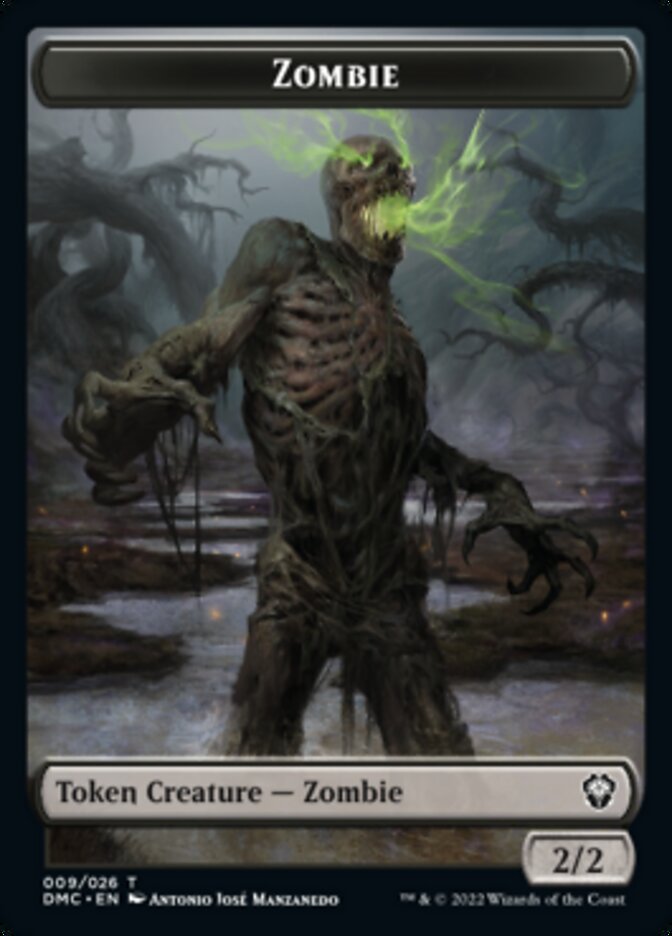 Soldier // Zombie Double-sided Token [Dominaria United Tokens] | Tabernacle Games