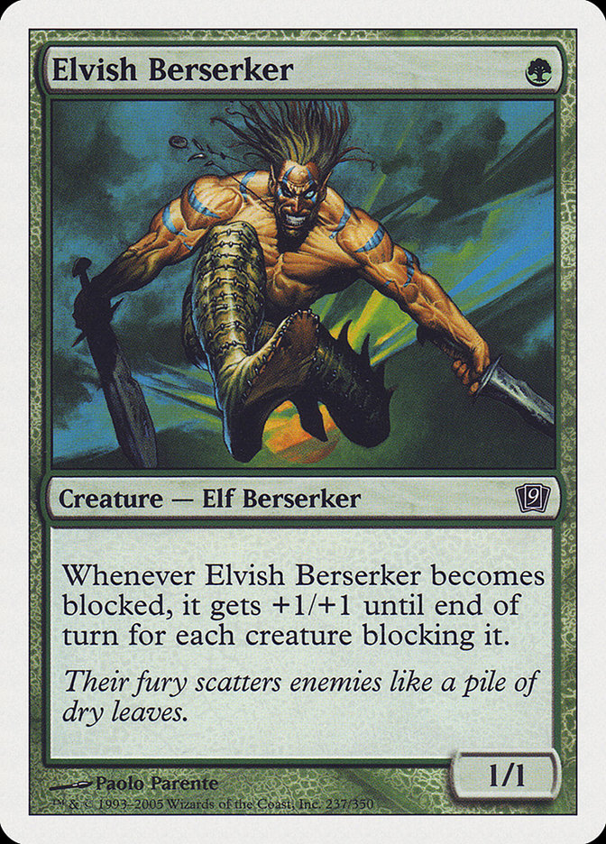 Elvish Berserker [Ninth Edition] | Tabernacle Games