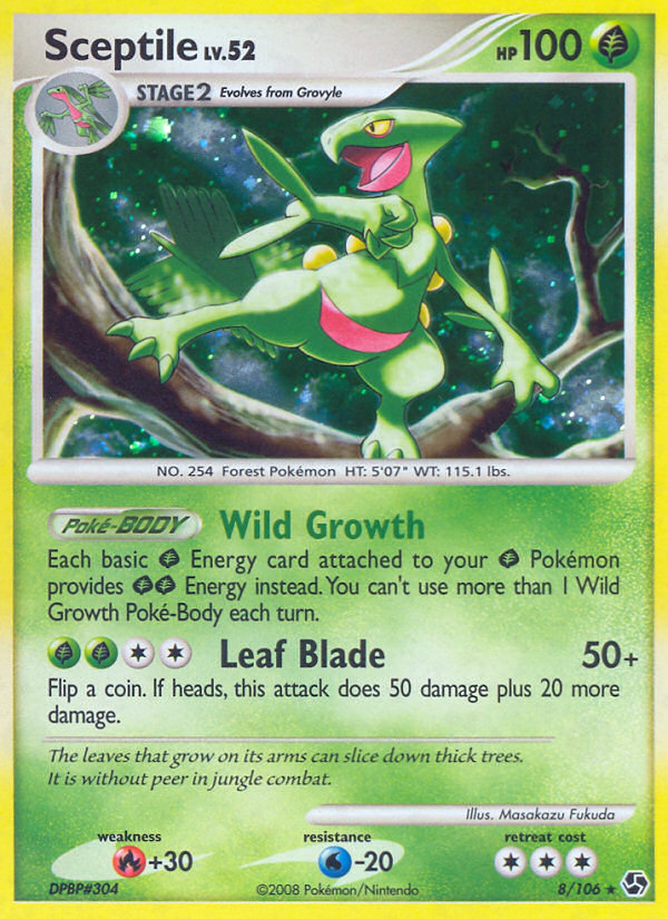 Sceptile (8/106) [Diamond & Pearl: Great Encounters] | Tabernacle Games