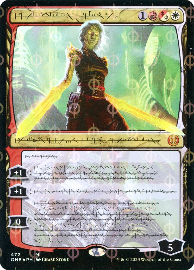 Nahiri, the Unforgiving (Phyrexian Step-and-Compleat Foil) [Phyrexia: All Will Be One] | Tabernacle Games