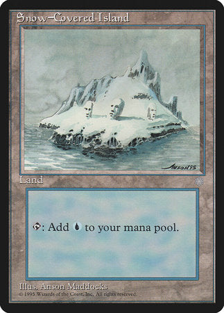 Snow-Covered Island [Ice Age] | Tabernacle Games