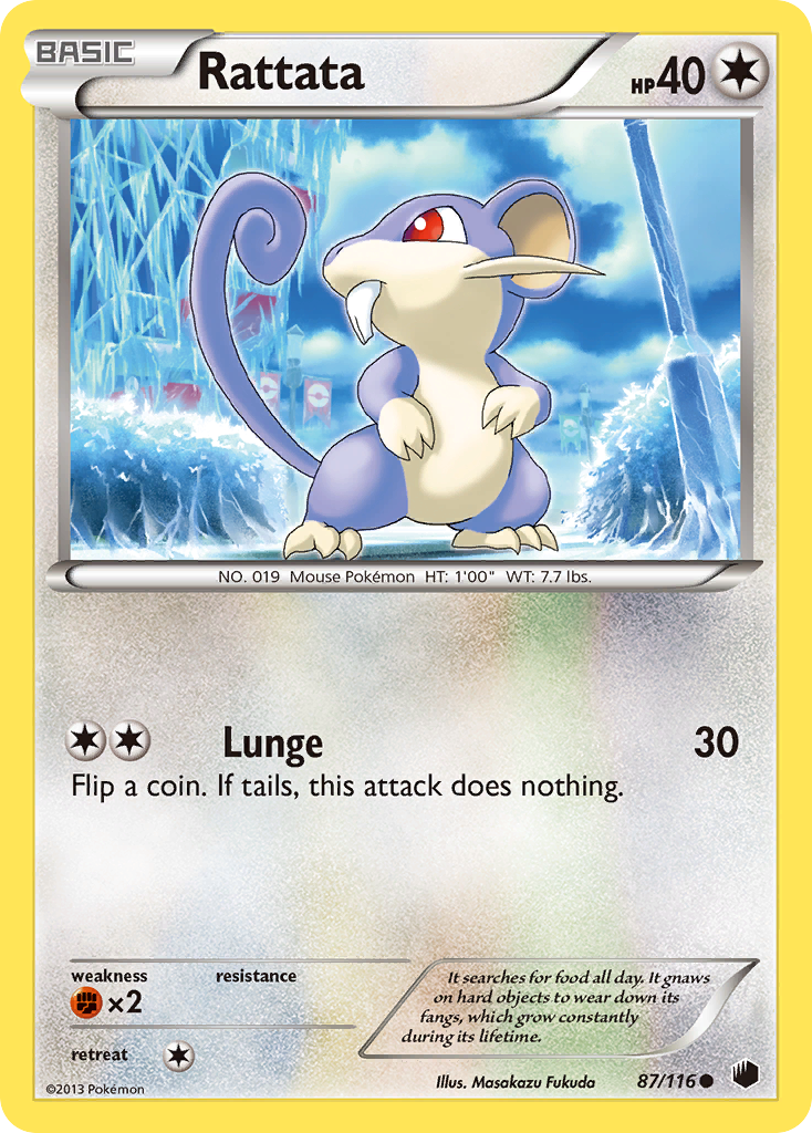 Rattata (87/116) [Black & White: Plasma Freeze] | Tabernacle Games