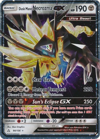 Dusk Mane Necrozma GX (90/156) (Jumbo Card) [Sun & Moon: Ultra Prism] | Tabernacle Games
