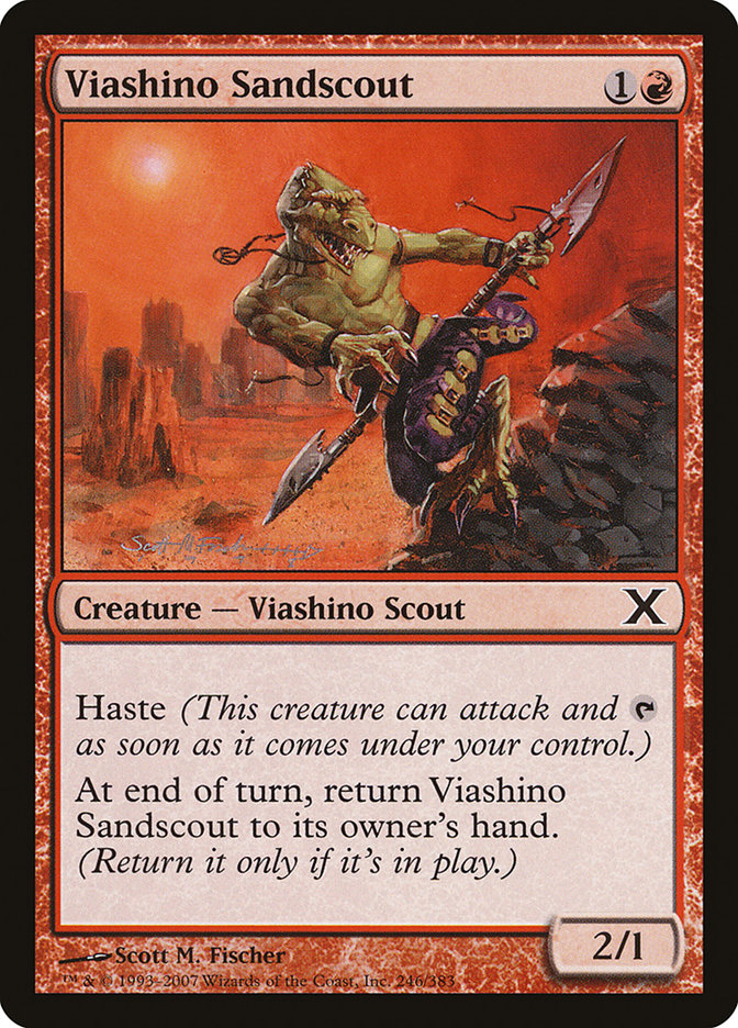 Viashino Sandscout [Tenth Edition] | Tabernacle Games