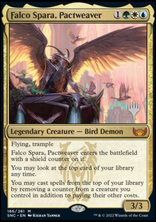 Falco Spara, Pactweaver (Promo Pack) [Streets of New Capenna Promos] | Tabernacle Games