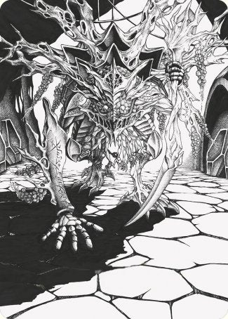 Thrun, Breaker of Silence Art Card [Phyrexia: All Will Be One Art Series] | Tabernacle Games