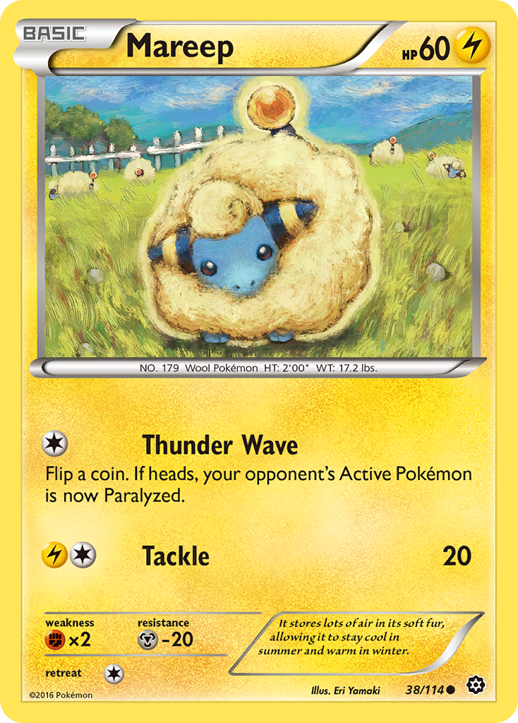 Mareep (38/114) [XY: Steam Siege] | Tabernacle Games