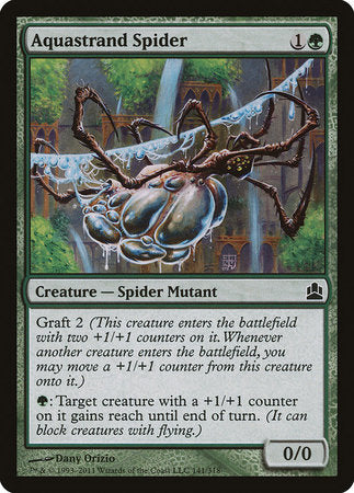 Aquastrand Spider [Commander 2011] | Tabernacle Games