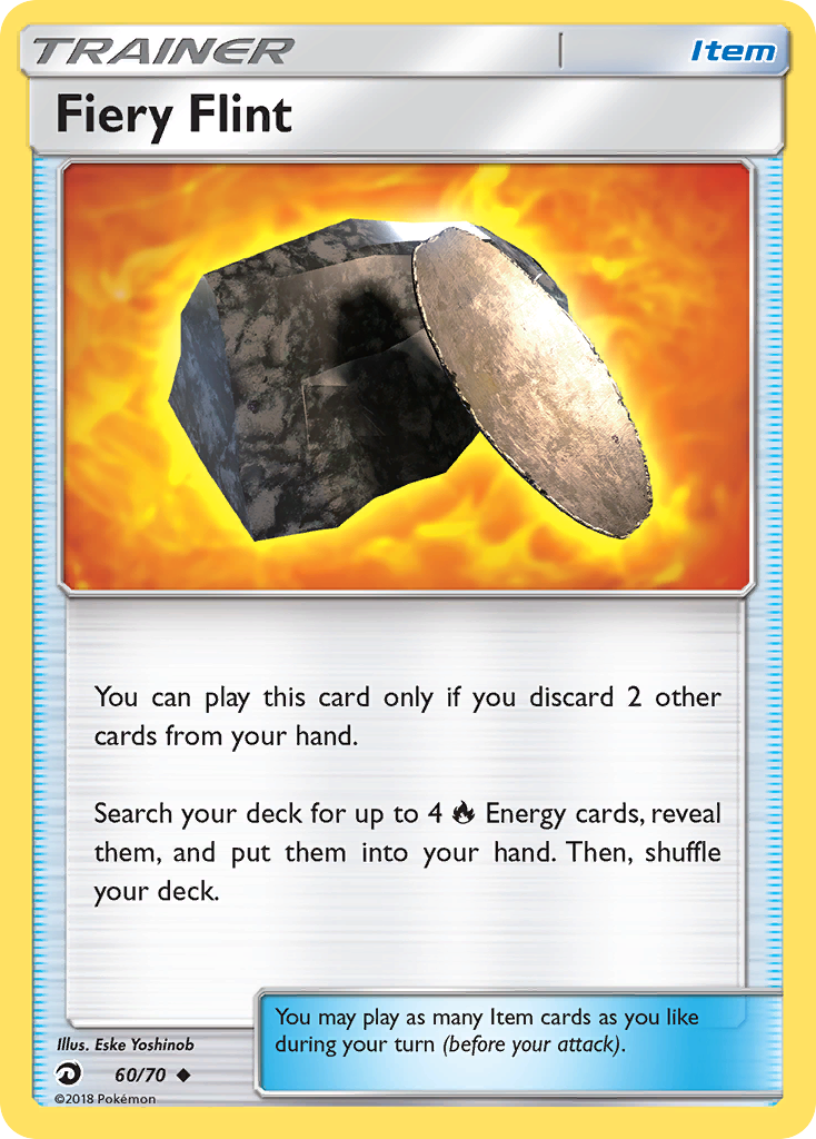 Fiery Flint (60/70) [Sun & Moon: Dragon Majesty] | Tabernacle Games