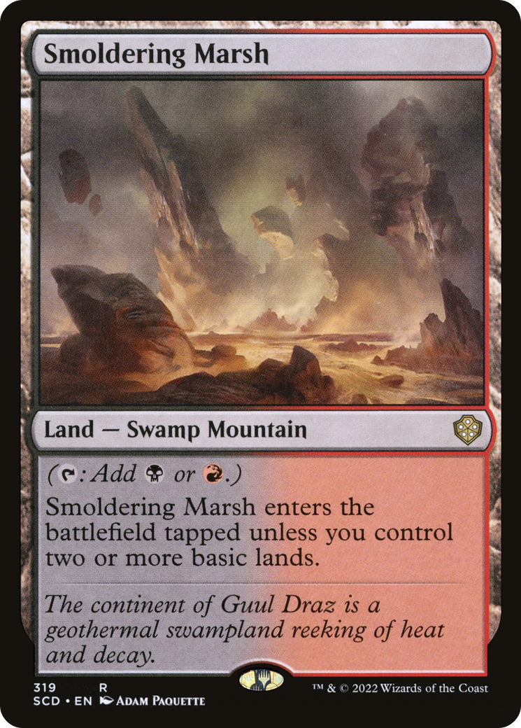 Smoldering Marsh [Starter Commander Decks] | Tabernacle Games