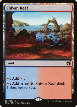 Shivan Reef [Duel Decks: Elves vs. Inventors] | Tabernacle Games