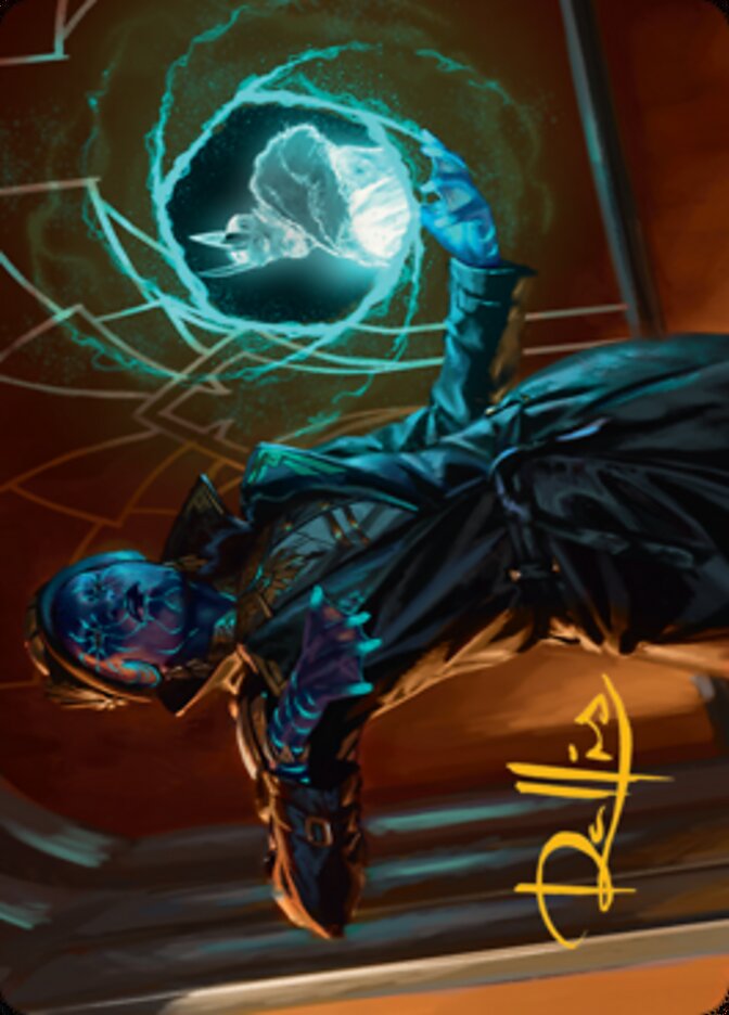Kamiz, Obscura Oculus Art Card (Gold-Stamped Signature) [Streets of New Capenna Art Series] | Tabernacle Games
