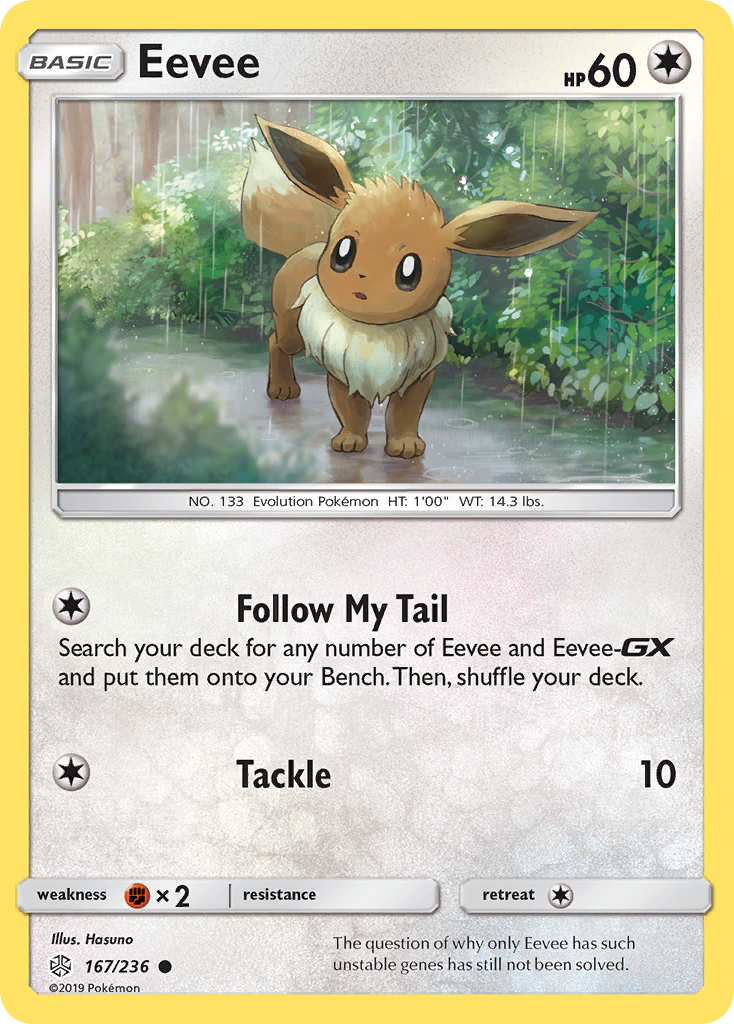 Eevee (167/236) [Sun & Moon: Cosmic Eclipse] | Tabernacle Games