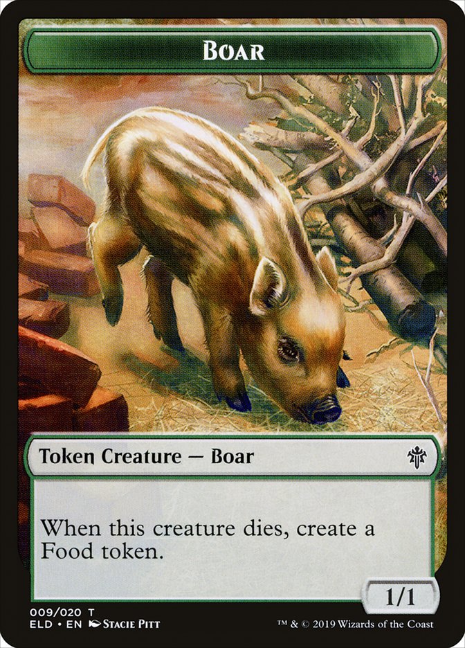 Boar [Throne of Eldraine Tokens] | Tabernacle Games