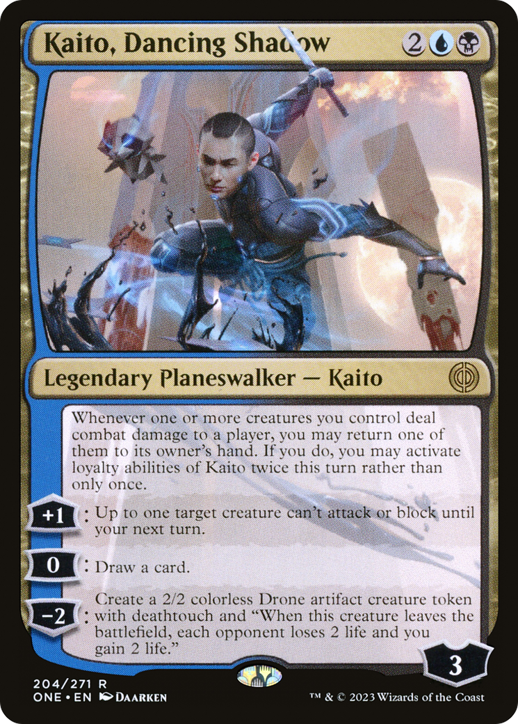 Kaito, Dancing Shadow [Phyrexia: All Will Be One] | Tabernacle Games