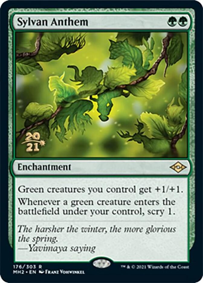 Sylvan Anthem [Modern Horizons 2 Prerelease Promos] | Tabernacle Games