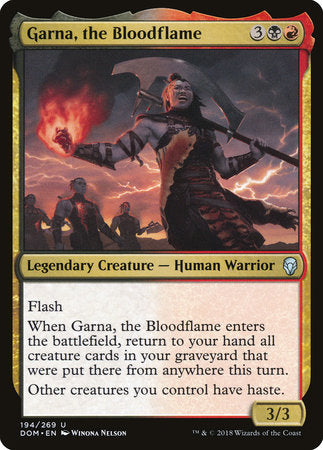 Garna, the Bloodflame [Dominaria] | Tabernacle Games