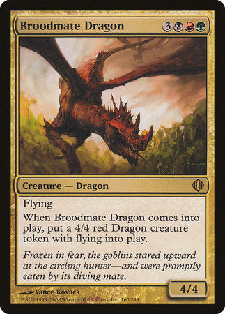 Broodmate Dragon [Shards of Alara] | Tabernacle Games