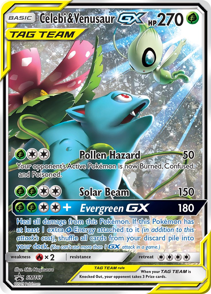 Celebi & Venusaur GX (SM167) [Sun & Moon: Black Star Promos] | Tabernacle Games