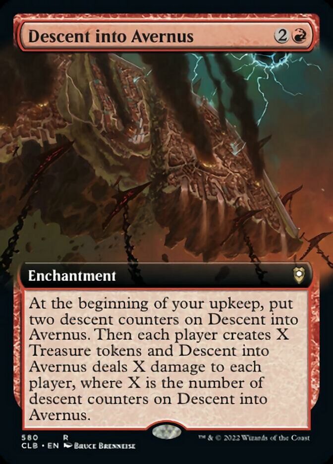 Descent into Avernus (Extended Art) [Commander Legends: Battle for Baldur's Gate] | Tabernacle Games