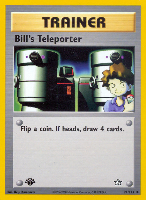 Bill's Teleporter (91/111) [Neo Genesis 1st Edition] | Tabernacle Games