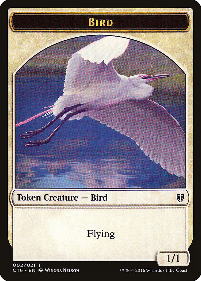 Bird // Saproling (002/021) [Commander 2016 Tokens] | Tabernacle Games