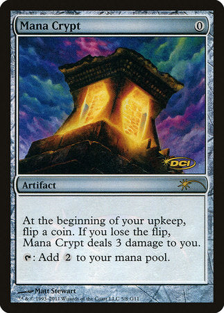 Mana Crypt [Judge Gift Cards 2011] | Tabernacle Games
