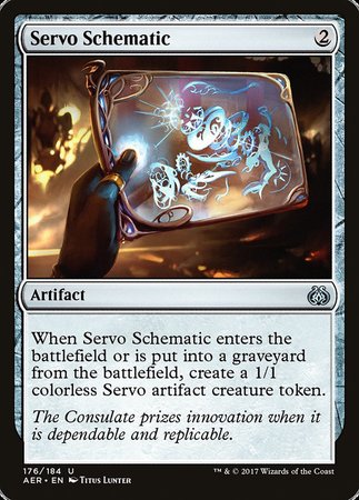 Servo Schematic [Aether Revolt] | Tabernacle Games