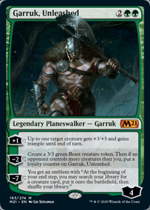 Garruk, Unleashed [Core Set 2021] | Tabernacle Games